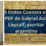 Gabriel Aziz Loutaif 60 años Escritor Primera publicación: (1986) Regresando Imágenes, poesías. Segunda publicación: (1996) Desde Algún Lugar del Cielo, novela. Tercera publicación: (2006) El Milagro de las Rosas, novela, que con el pasar de los años le modifiqué el título para convertirse en ¿Alguien Vio Partir a Elías Massud? En 2010 obtuvo el primer premio de cuentos, El Meridiano de la Palabra, en Paraná, Entre Ríos, cuyo título es, Su Pasión por Renoir, otorgado por la (SADE), Sociedad Argentina de Escritores. Le convocaron para integrar como vocal de esta institución. Se publicó una antología con los ganadores de este concurso. En 2012 Nosotros, antología Poética En 2012, novela se publica El Hombre Postergado, lo que posteriormente se volverá a publicar dos veces más, y luego se publicará en inglés en el Reino Unido. En 2019 se publican dos novelas por la editorial Tregolam. El Hombre Postergado, y Alguien Vio Partir a Elías Massud? En 2021, novela, Cuando Azarosas Tiritaban las Begonias, por editorial Sky Publicaciones, Montevideo, Uruguay. En 2022, cuentos, El Crimen de la Señora Vogel, editorial Sky Publicaciones.