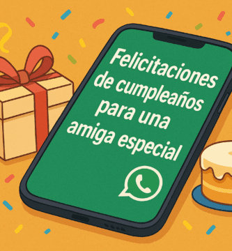 Ilustración digital de una tarjeta de cumpleaños para una amiga especial con el texto “Feliz cumpleaños” en español, globos y colores pastel.