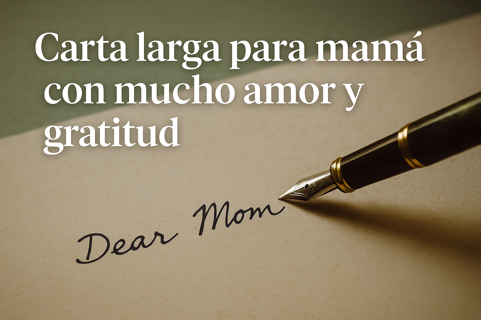 Carta-larga-para-mama-con-mucho-amor-y-gratitud-💌 ¡Se un gran escritor! 11 Consejos sobre cómo armar tu libro.