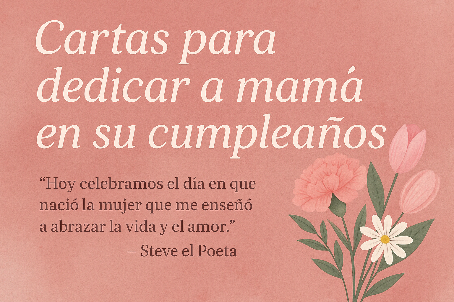 Cartas-para-dedicar-a-mama-en-su-cumpleanos-🎂💌 Cartas para dedicar a mamá en su cumpleaños 🎂💌