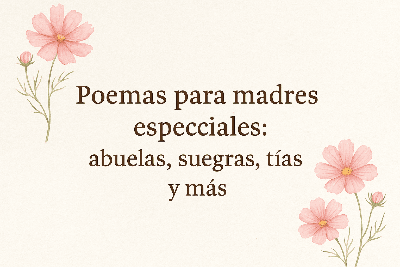 Ser madre es mucho más que un título: es un acto de amor que se manifiesta de mil maneras. Hay abuelas que se convierten en segundas madres, tías que cuidan como si hubieran dado a luz, suegras que ofrecen cariño sincero, madrastras que eligen amar y hermanas que, al convertirse en mamás, nos regalan una doble celebración. También están las madres solteras, luchadoras, adoptivas o primerizas, que nos muestran que la maternidad tiene infinitos rostros y formas de entrega.