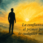 La confianza es esa semilla que nos permite dar pasos firmes incluso cuando no vemos el camino. El optimismo, en cambio, es la luz que ilumina esos pasos y nos recuerda que, aunque haya sombras, siempre habrá un nuevo amanecer