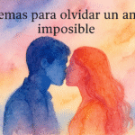 Amar a alguien que no puede ser nuestro es una de las experiencias más duras del corazón. Un amor imposible arde con intensidad, pero también hiere con silencio, distancia y ausencia. Sin embargo, incluso en ese dolor existe una salida: aprender a soltar, aceptar lo que no será y volver a encontrarse con uno mismo.