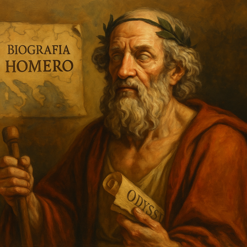 Biografia-de-Homero-mito-y-realidad Homero: vida y legado del poeta griego universal