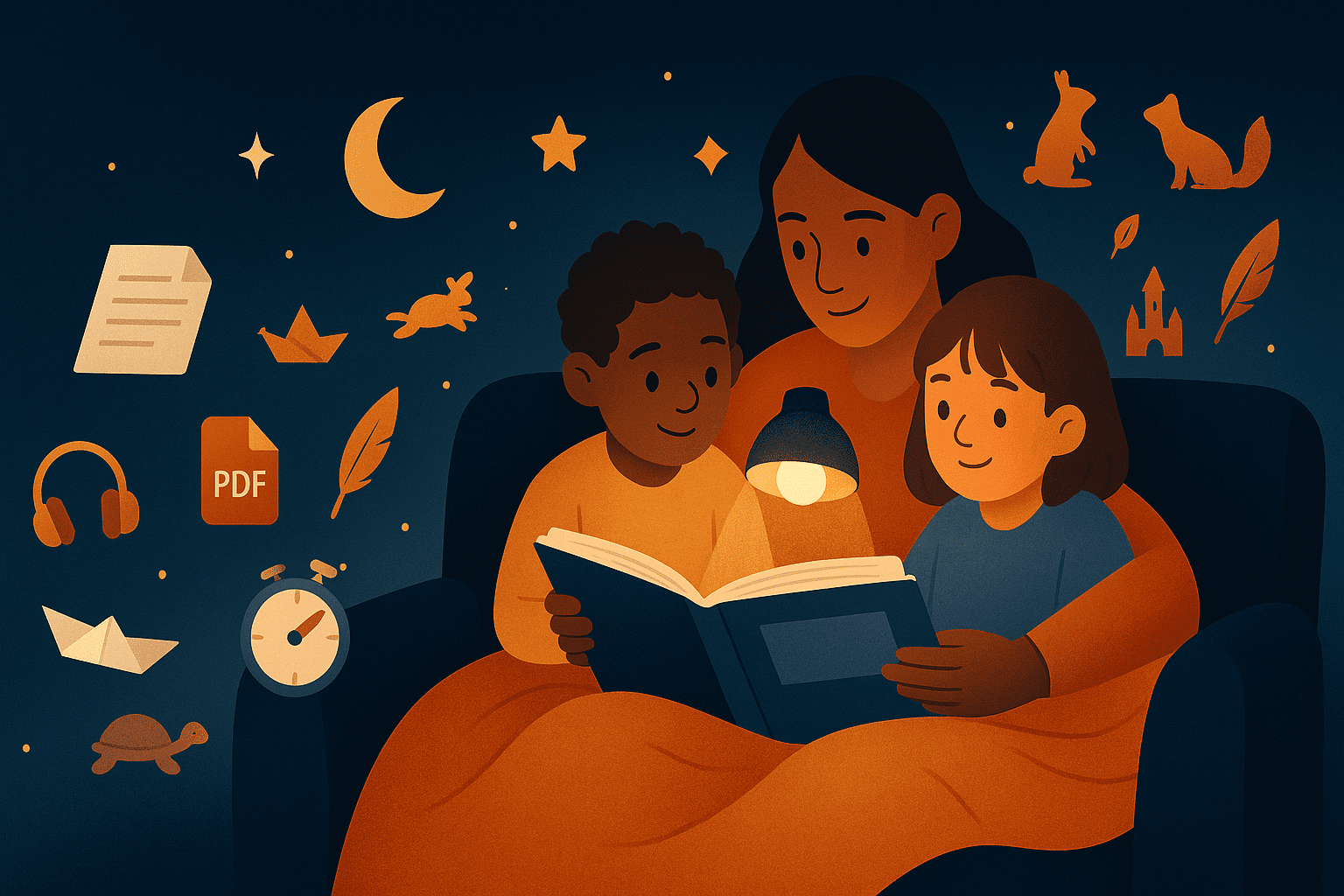 Cuentos cortos infantiles, muy cortos y lecturas de 3–5 minutos (PDF y audio)