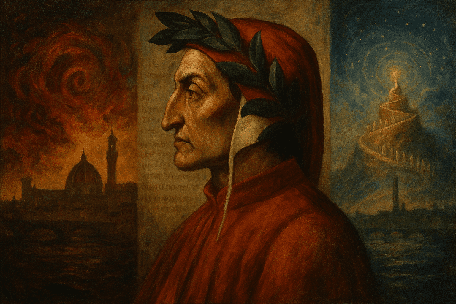 Dante Alighieri biografía y análisis de la Divina Comedia (Infierno, Purgatorio y Paraíso)