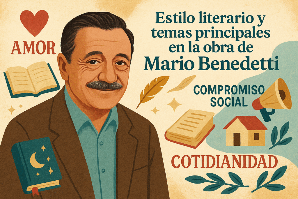 Estilo-literario-y-temas-principales-en-la-obra-de-Mario-Benedetti-1024x683 Mario Benedetti: biografía, obras y legado del poeta uruguayo universal