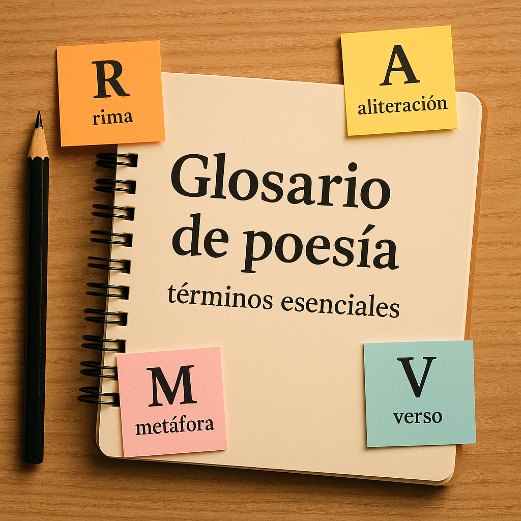 Glosario-de-poesia-terminos-esenciales Descubre Los 5 Poetas Chilenos Más Grandes Según La IA