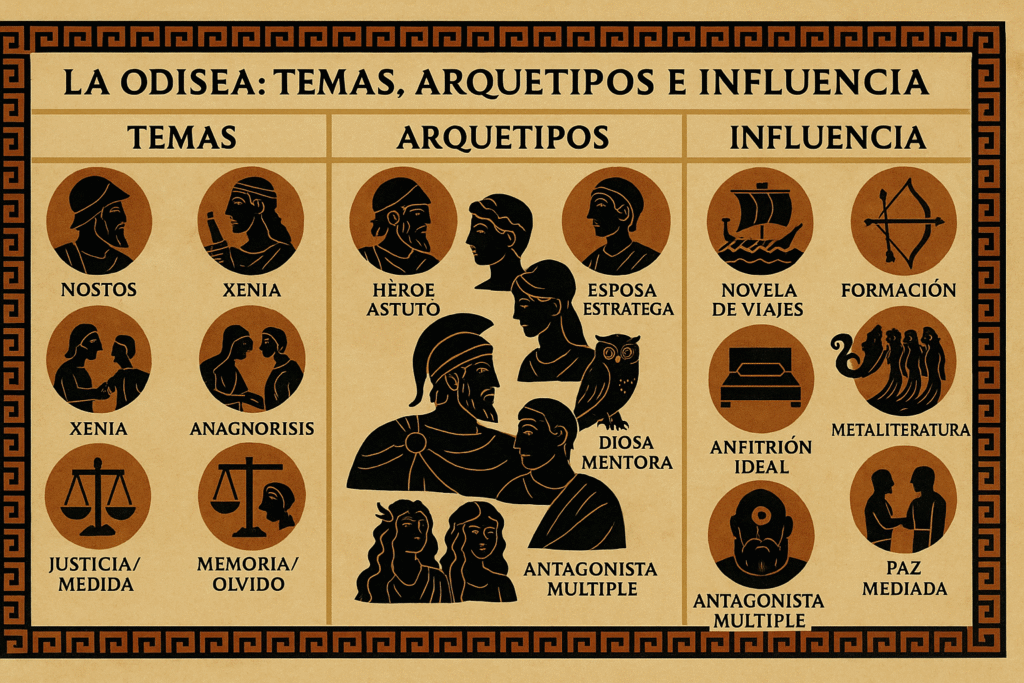 La-Odisea-temas-arquetipos-e-influencia-1024x683 Obras de Homero: La Ilíada y La Odisea — análisis y legado literario
