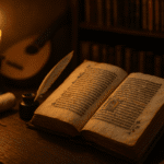 La Edad Media fue el tiempo en que la poesía vivió entre la plaza y el manuscrito. La palabra seguía oyéndose en ferias, caminos y cortes, sostenida por la musicalidad que facilita recordar; pero empezó a fijarse en la página, lo que permitió pulir estructuras, conservar variantes y multiplicar lecturas. De ese abrazo entre voz y escritura nacen rasgos que todavía hoy reconocemos: versos que “caminan” al ritmo del habla, rimas que facilitan la memoria y fórmulas que anclan escenas, junto con estrofas cada vez más regulares y un gusto creciente por la precisión formal.