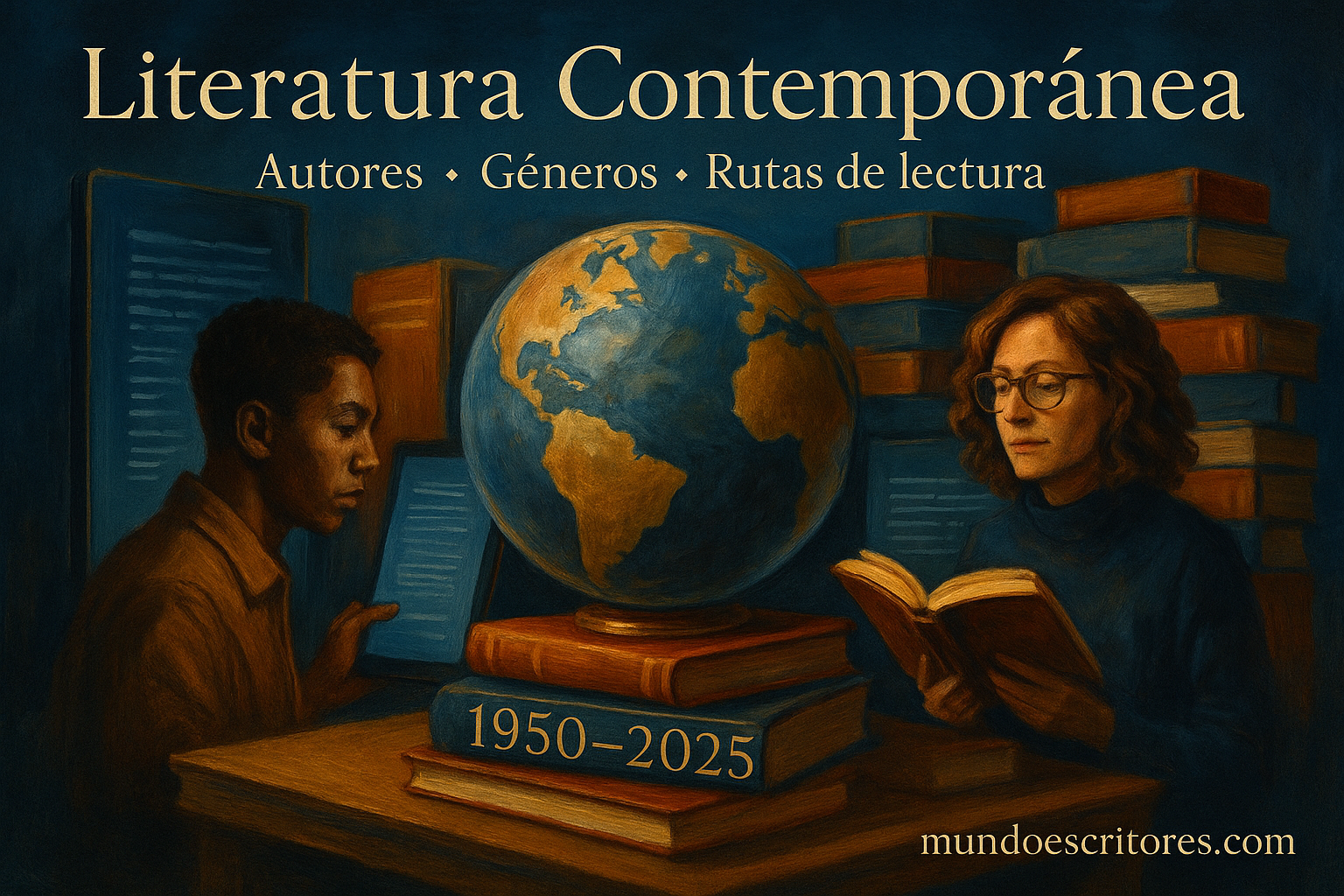 Literatura-contemporanea-autores-globales-tendencias-y-rutas-de-lectura-1950–2025 Literatura contemporánea: autores globales, tendencias y rutas de lectura (1950–2025)