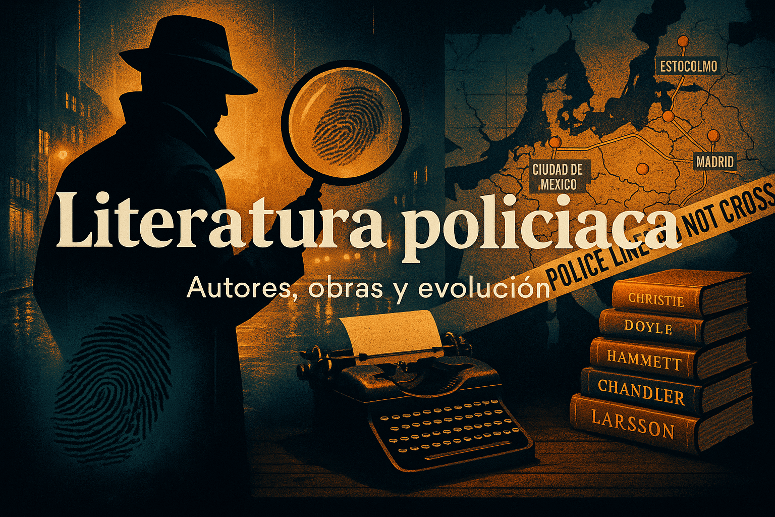Literatura policiaca: autores y obras que definieron el género