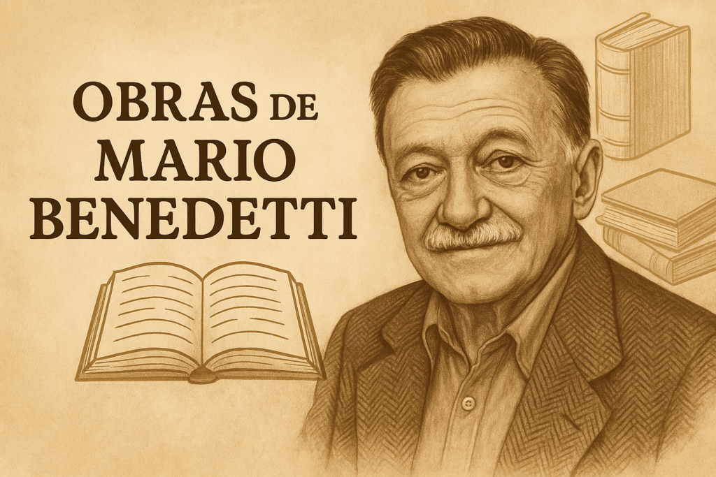 Obras-de-Mario-Benedetti-1024x683 Mario Benedetti: biografía, obras y legado del poeta uruguayo universal