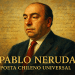 Hablar de Pablo Neruda es hablar de una de las voces más universales de la literatura latinoamericana. Poeta de amores intensos, cantor de lo cotidiano y cronista de la lucha social, su obra ha trascendido fronteras y generaciones. Desde sus versos juveniles en Veinte poemas de amor y una canción desesperada hasta la fuerza colectiva de Canto general, Neruda construyó un universo poético que lo llevó a recibir el Premio Nobel de Literatura en 1971.