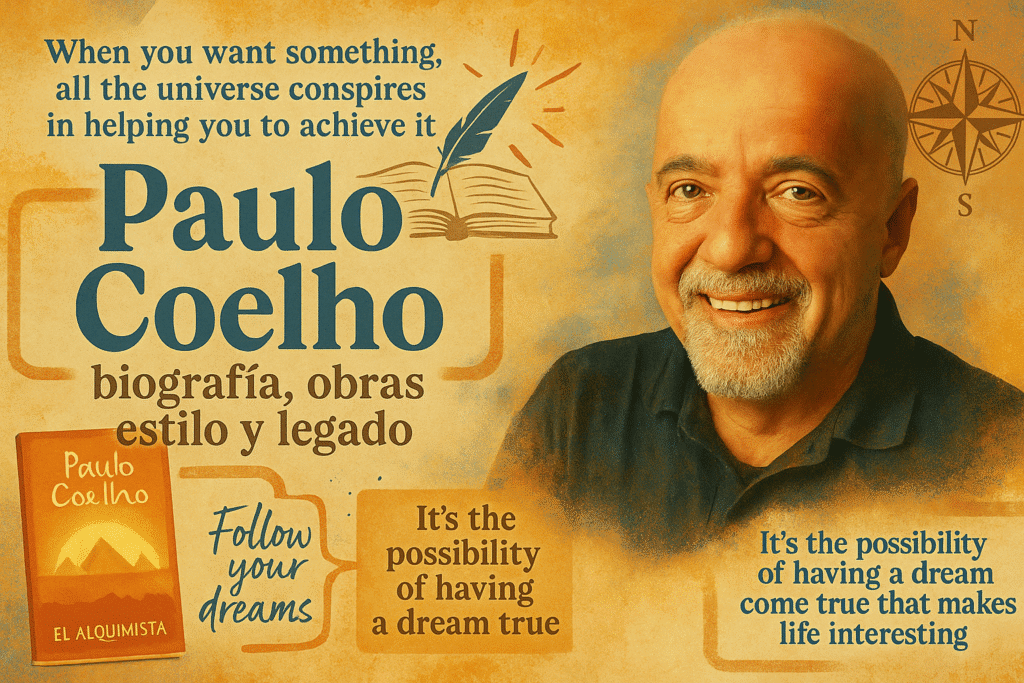 Hablar de Paulo Coelho es hablar de uno de los escritores más leídos, traducidos y comentados de la literatura contemporánea. Con más de 300 millones de ejemplares vendidos y presencia en más de 80 lenguas, su nombre se ha convertido en sinónimo de espiritualidad, búsqueda personal y esperanza. Obras como El alquimista han trascendido el plano literario para instalarse en la cultura popular como símbolos de transformación y destino.