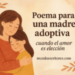 Ser madre no siempre nace de la sangre, a veces nace de una decisión profunda y consciente: elegir amar. Las madres adoptivas encarnan la pureza de ese amor que no se hereda, sino que se construye día a día, con paciencia, ternura y entrega.