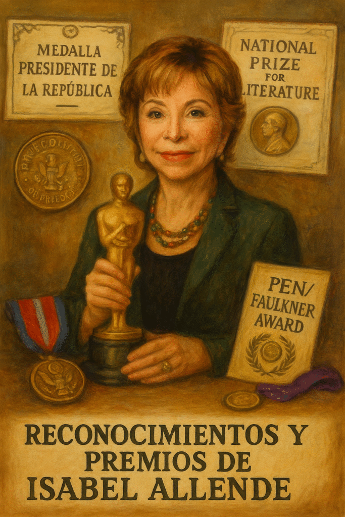 Reconocimientos-y-premios-de-Isabel-Allende-683x1024 Isabel Allende: biografía, obras, estilo y legado de la escritora chilena
