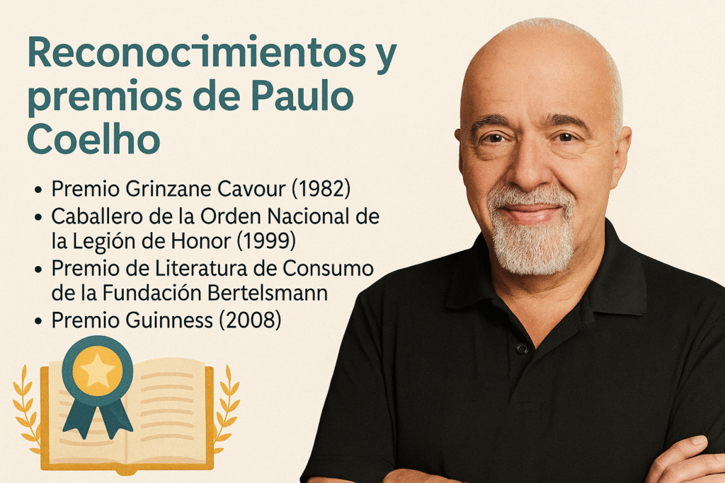 Reconocimientos-y-premios-de-Paulo-Coelho-1024x683 Paulo Coelho: biografía, obras, estilo y legado del escritor brasileño