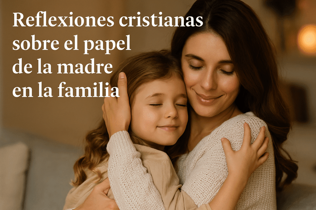 Reflexiones cristianas sobre el papel de la madre en la familia