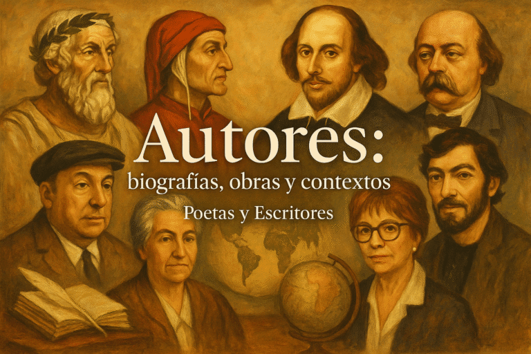 Autores: biografías, obras y contextos para entender la literatura ...