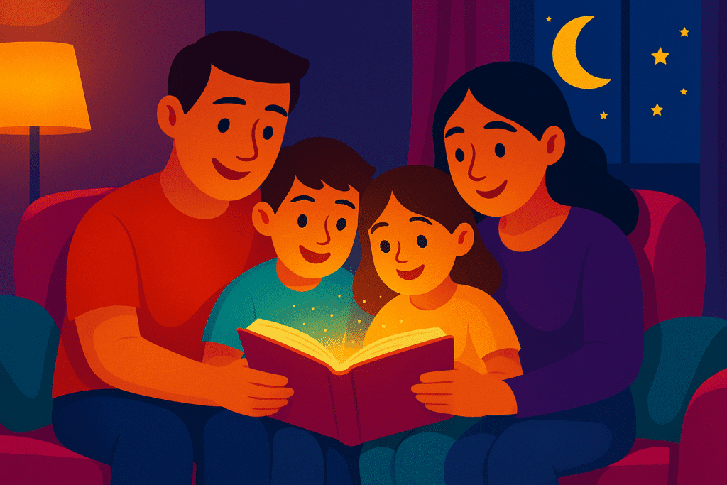 Cuentos infantiles bonitos para leer en familia (3–5 minutos, con valores y PDF)