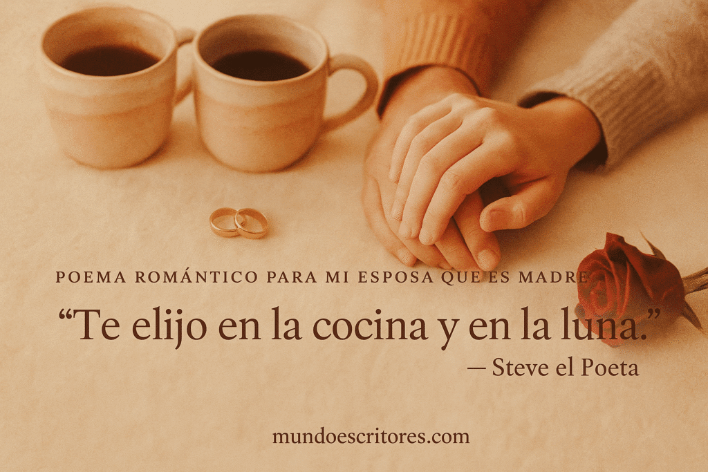 Poema romántico para mi esposa que es madre