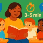 Aquí tienes una selección lista para usar en aula o en casa: lecturas de 3–5 minutos con grado sugerido, valor y 3 preguntas (literal, inferencial y de opinión).