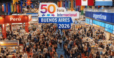 Vista editorial de la Feria del Libro de Buenos Aires 2026 en La Rural
