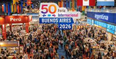 Vista editorial de la Feria del Libro de Buenos Aires 2026 en La Rural