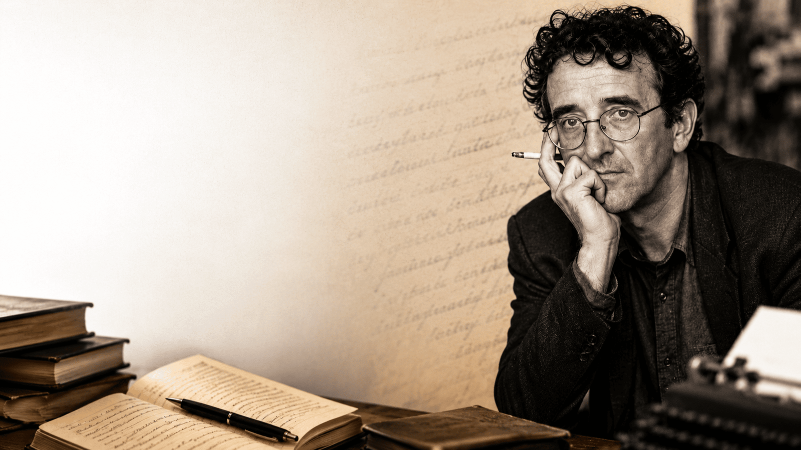 Imagen editorial sobre los 20 años del Premio Roberto Bolaño para jóvenes escritores chilenos.