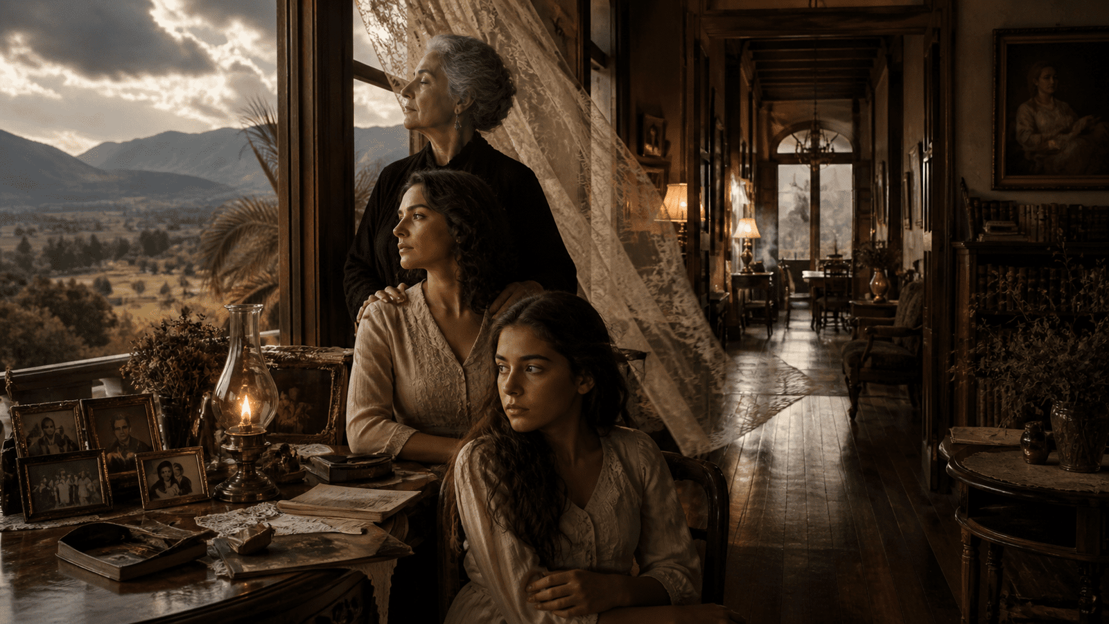 Tres generaciones de mujeres en una casa antigua evocan la memoria chilena de Isabel Allende.