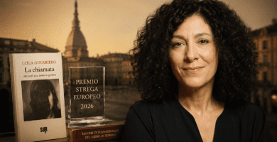 Leila Guerriero tras ganar el Premio Strega Europeo 2026 por La llamada en Turín.