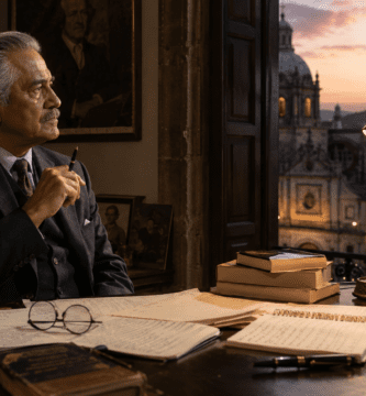 Ensayista en biblioteca reflexiona sobre pensamiento lento y Premio Alfonso Reyes 2026.