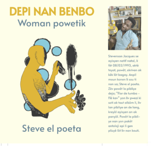 foto de la portada del libro Depi Nan Benbo, una novela de Steve el poeta
